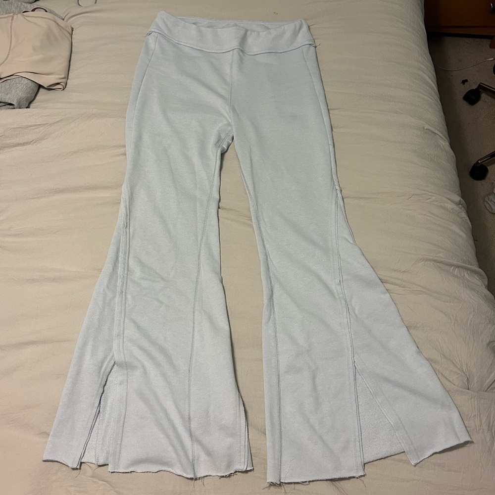 Light blue flare pants from Ron Jon